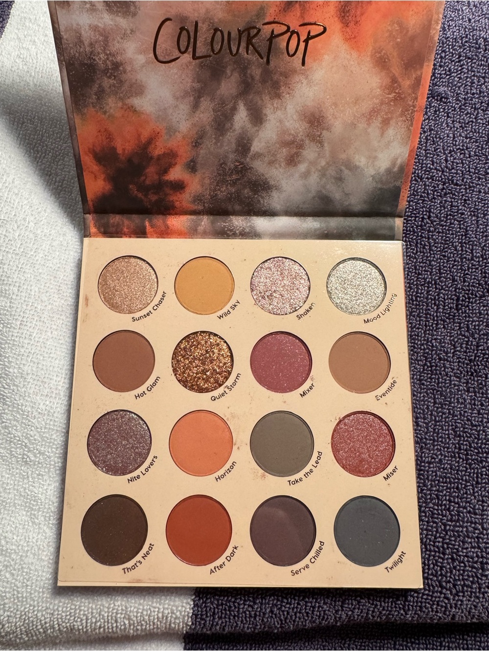 ColourPop Sunset Palette – Warm Neutral & Shimmer Eyeshadow Palette (Multi-Tone)